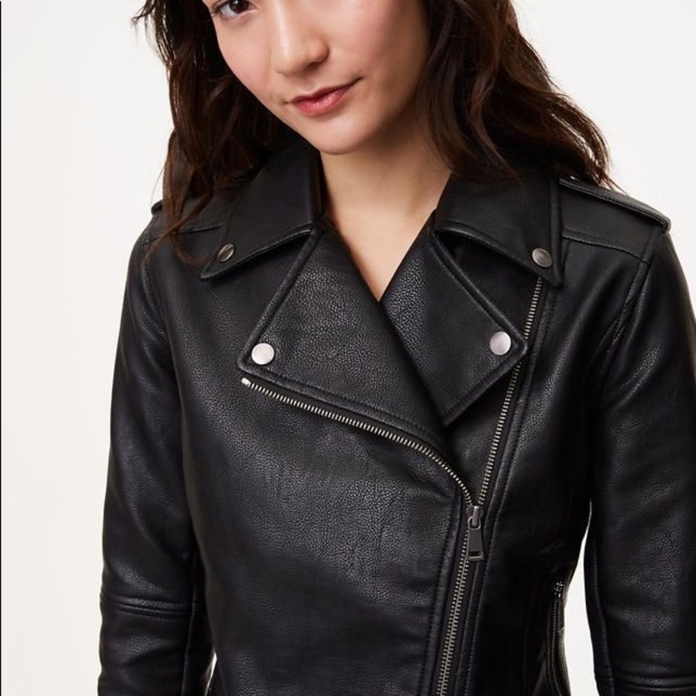 Loft Faux Leather Jacket